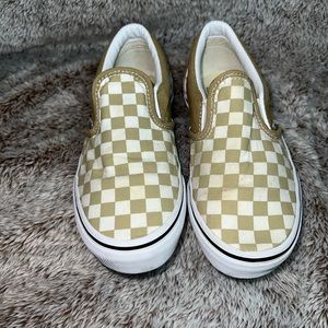 Vans Canvas Taupe/beige Chekered